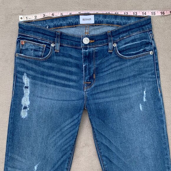 Hudson Krista Ankle Skinny Mid Rise Released Hem Jeans Sz27 - Picture 11 of 14